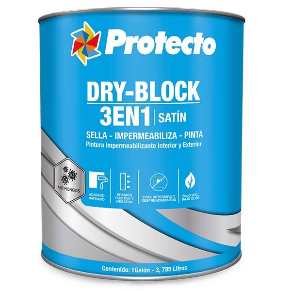 PROTECTO DRY-BLOCK SATIN  ESCOGE TU COLOR GALON