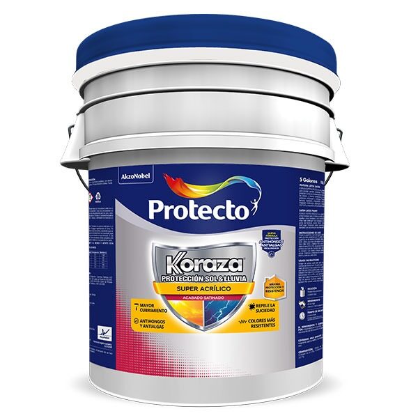 KORAZA PROTECTO SATIN 3825 BLANCO CUBETA