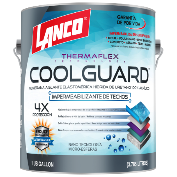 COOLGUARD TECHOS ROJO GALON