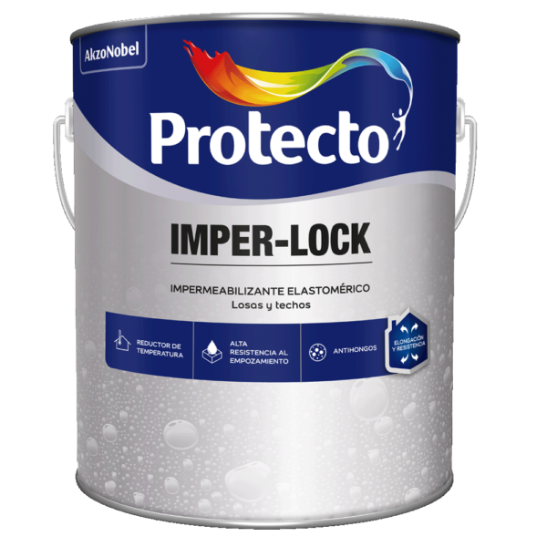 PROTECTO IMPER-LOCK 4085 ROJO 1/4GL (0.946L)