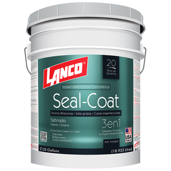 SEAL COAT SATIN ESCOGE TU COLOR  CUBETA