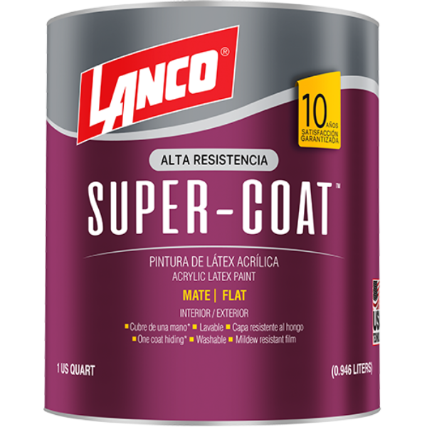 SUPER COAT MATE ESCOGE TU COLOR  1/4