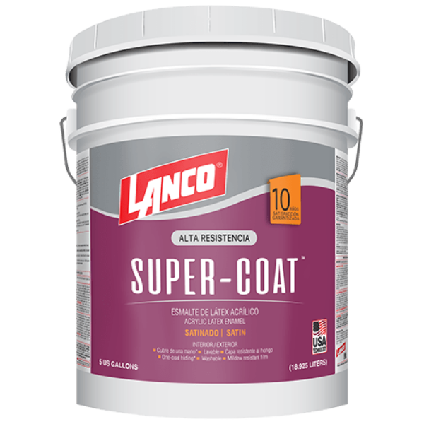 SUPER COAT SATIN  ESCOGE TU COLOR CUBETA