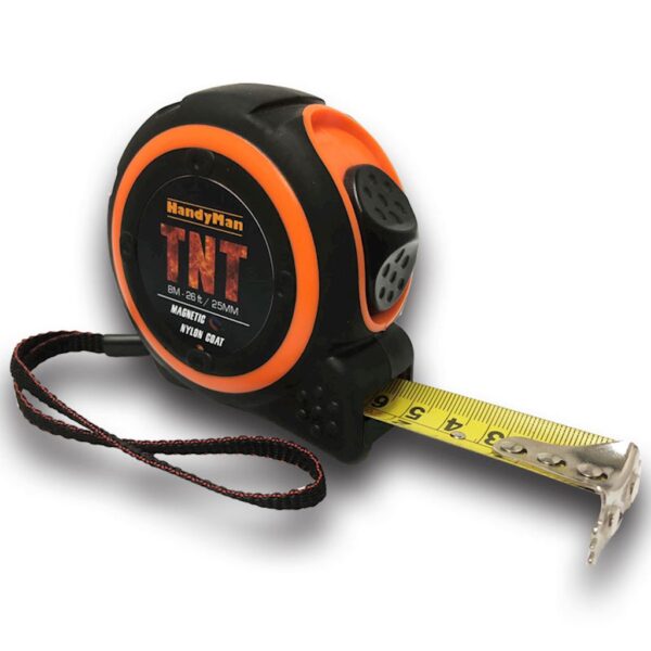 CINTA METRICA TNT MAGNETICA TN0525 5MTRS 16FT 25MM