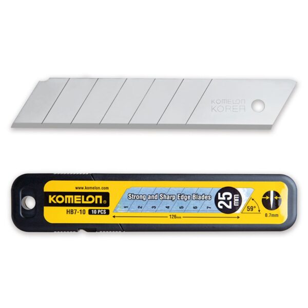 CUTTER KOMELOM LB5-10 REPUESTO HOJAS 18MM 10UN